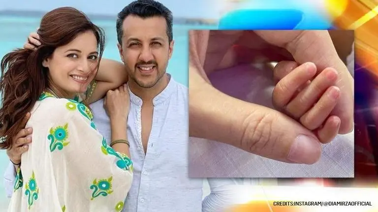 Dia Mirza, Vaibhav Rekhi welcomed baby in May, reveal premature son is in neonatal ICU Dia Mirza, Vaibhav Rekhi, Dia Mirza welcomes first baby, Avyaan, Dia's first baby