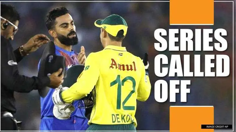 India-South Africa remaining ODI series called off amid Coronavirus scare India