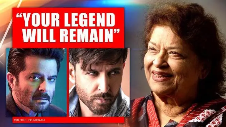 Anil Kapoor & Hrithik Roshan recall 'Magic of working with Saroj Khan', express gratitude Anil Kapoor