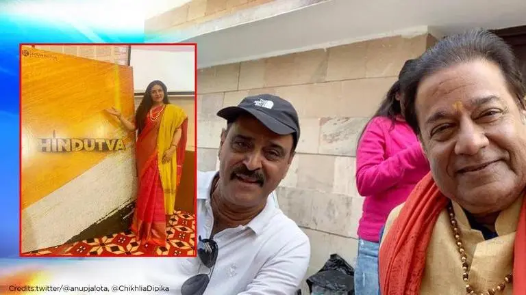 Shooting of movie 'Hindutva' underway; Anup Jalota, Dipika Chikhlia among cast members Shooting of movie 'Hindutva' underway; Anup Jalota, Deepika Chikhlia among cast members