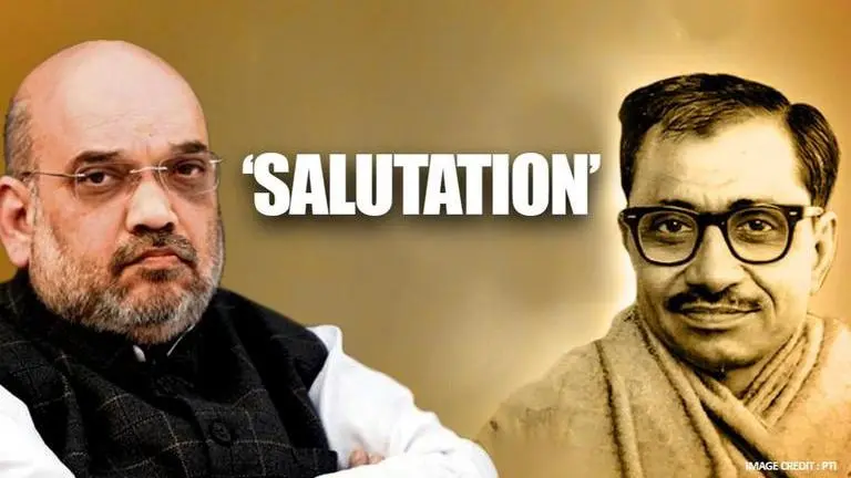 Amit Shah pays tribute to Pandit Deendayal Upadhyaya on his death anniversary Amit Shah