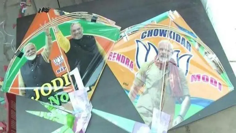 Makar Sankranti: PM Modi & Amit Shah feature on 'trendy' kites PM Modi
