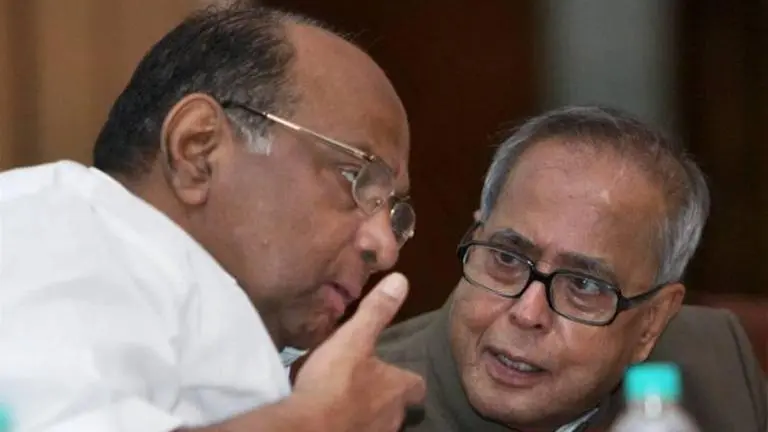 NCP supremo Sharad Pawar wishes speedy recovery to ex-president Pranab Mukherjee
