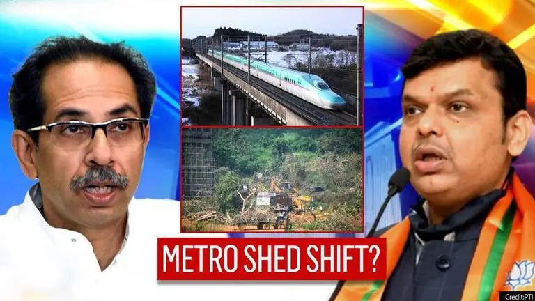 BJP Vs MVA: Maharashtra govt mulls shifting metro car shed to bullet-train project site Congress