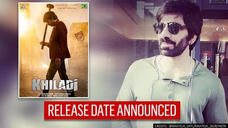 Ravi Teja announces release date of his next thriller 'Khiladi', shares intriguing poster Ravi Teja announces release date of his next thriller 'Khiladi', shares intriguing poster