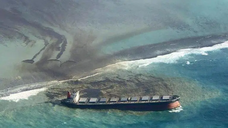 Mauritius races to contain oil spill, protect coastline