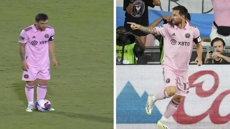 'Illegal or Smart?': Lionel Messi caught using underhanded tactics before free-kick- WATCH Lionel Messi was moving the ball before making a free kick for Inter Miami against FC Dallas