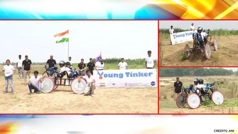 Odisha-based budding astronauts ready with Rover to represent India at NASA challenge 2021 Credits: ANI