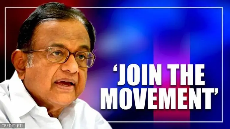 Chidambaram attacks BJP govt, says everybody should join hands to protect the Constitution P. Chidambaram