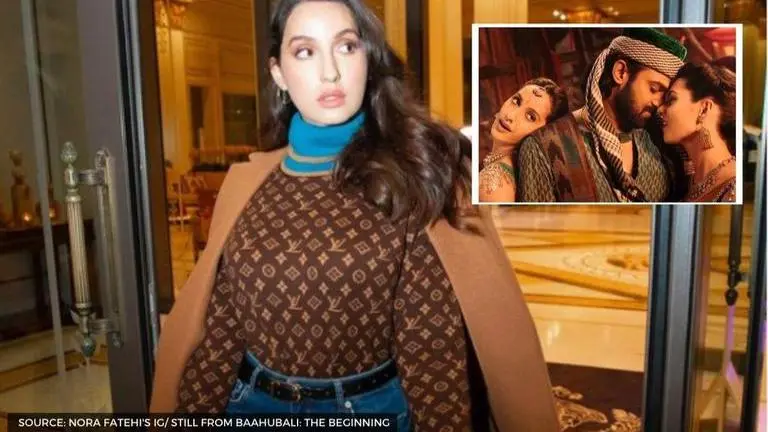 Birthday girl Nora fatehi in baahubali?