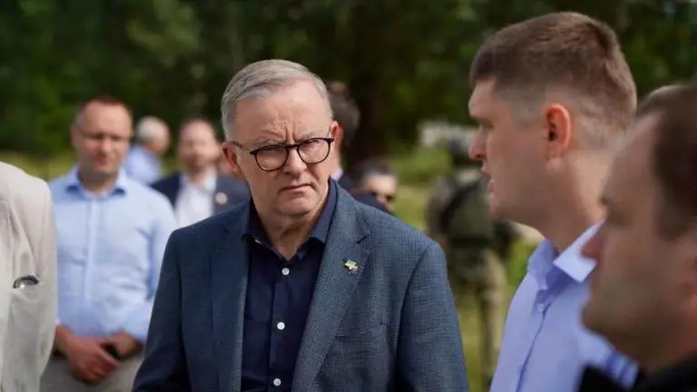Australian PM visits Ukraine's Irpin, Bucha & Hostomel as Russian offensive continues Australia