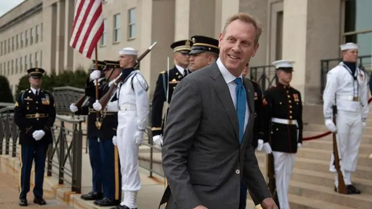 US Acting Defence secretary Christopher Miller at Indonesia defense HQ