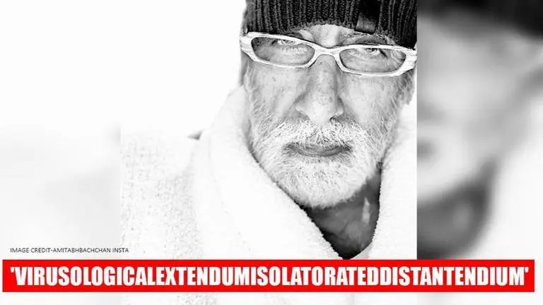 Amitabh Bachchan invents a word, talks about 'hesitations' once the pandemic is over Amitabh Bachchan