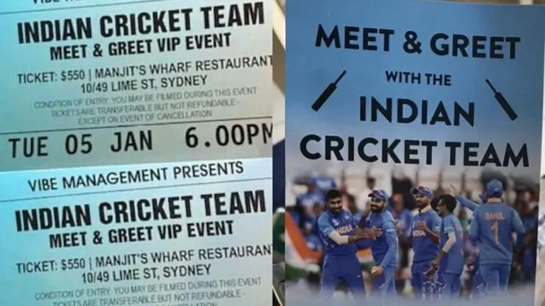 IND vs AUS 2020: Scammer DUPES 200 fans at SCG over promoting fake 'Meet and Greet' event IND vs AUS 2020