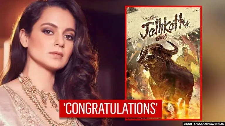 Kangana Ranaut congratulates team 'Jallikattu' as it becomes India's official Oscar entry Kangana Ranaut