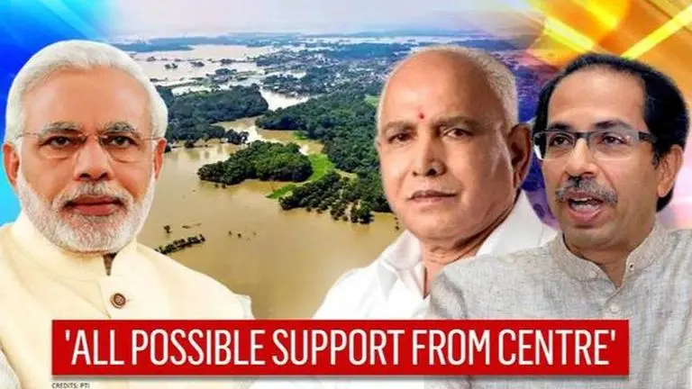 PM Modi dials Maha, Karnataka CMs over flood situation; assures assistance in relief work PM Modi
