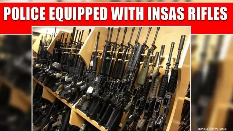 Uttar Pradesh Police replaces old .303 rifles with advanced INSAS and Self Loading rifles Uttar Pradesh