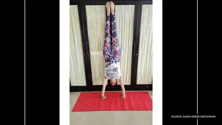 Sania Mirza nails a handstand in latest IG post after picking up yoga during lockdown Sania Mirza