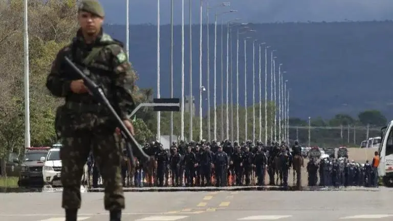 In Brazil, Bolsonaro's supporters plan protests again; President Lula beefs up security Representative Image