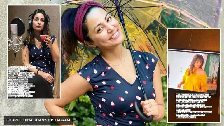 Hina Khan dubs for Suhani in 'Unlock', shares first 'mask-less' experience post lockdown hina khan