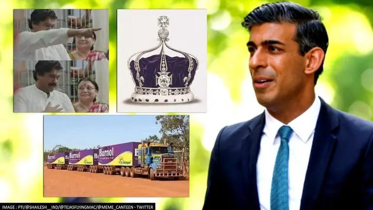 Netizens flood social media with memes as Rishi Sunak becomes UK PM, 'Bring back Kohinoor' Rishi Sunak