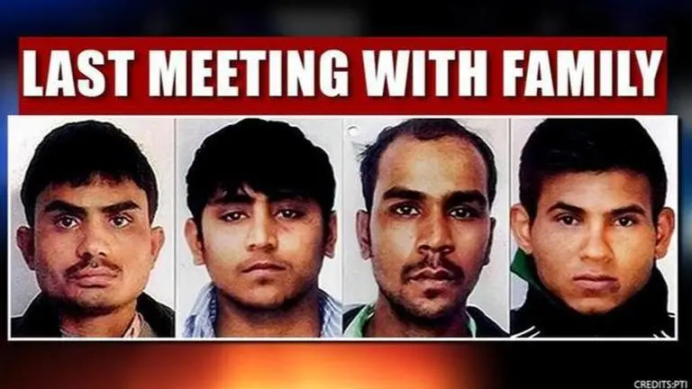 Nirbhaya: Tihar jail writes letter to all four convicts regarding last meeting with family Tihar