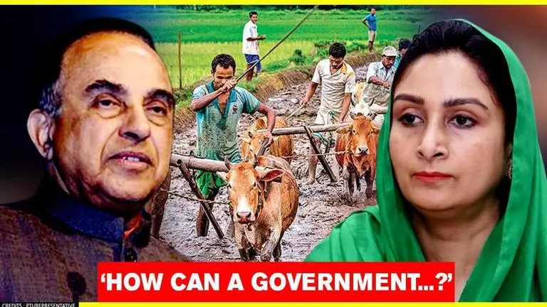 Subramanian Swamy issues first response as Harsimrat quits Modi cabinet: 'Withdraw bill' Subramanian Swamy