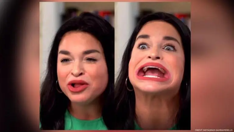 Guinness World Records recognises US' Samantha Ramsdell for 6.52cm 'largest mouth gape' Samantha Ramsdell