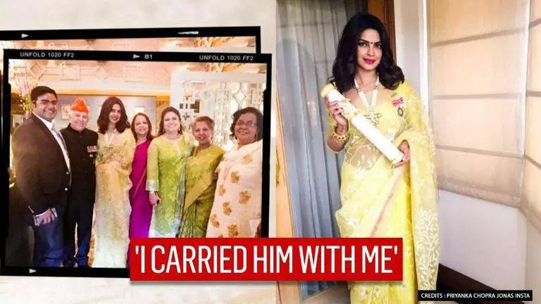 Priyanka Chopra remembers father as she shares Padma Shri pictures from 2016 Priyanka Chopra