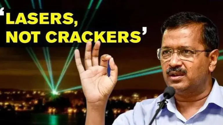 Arvind Kejriwal's anti-pollution appeal: No crackers, enjoy Laser Show Arvind Kejriwal