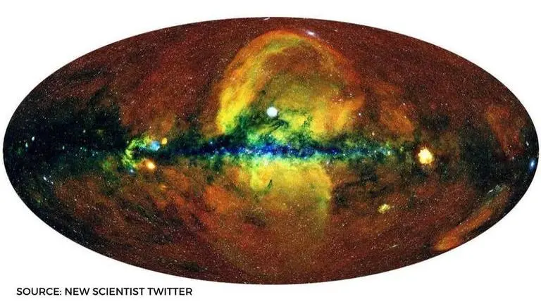 The Milky Way black hole emitted two huge X-ray bubbles; Read details milky way