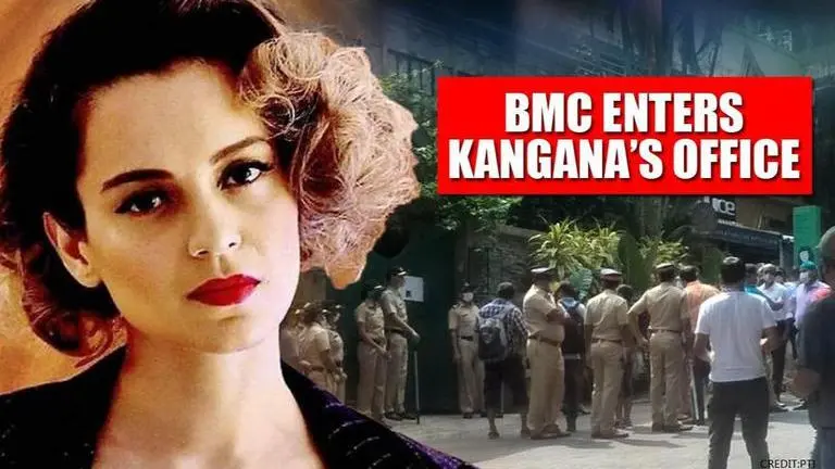 'Babur has come to raze Mandir,' says Kangana as BMC enters office with demolition notice Kangana Ranaut