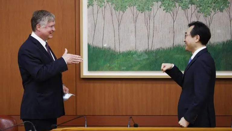 US nuclear envoy meets SKorean NSC chairman