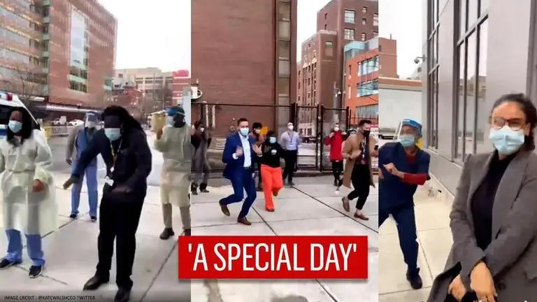'Good as Hell': Boston healthcare workers break into dance to celebrate vaccine arrival COVID-19