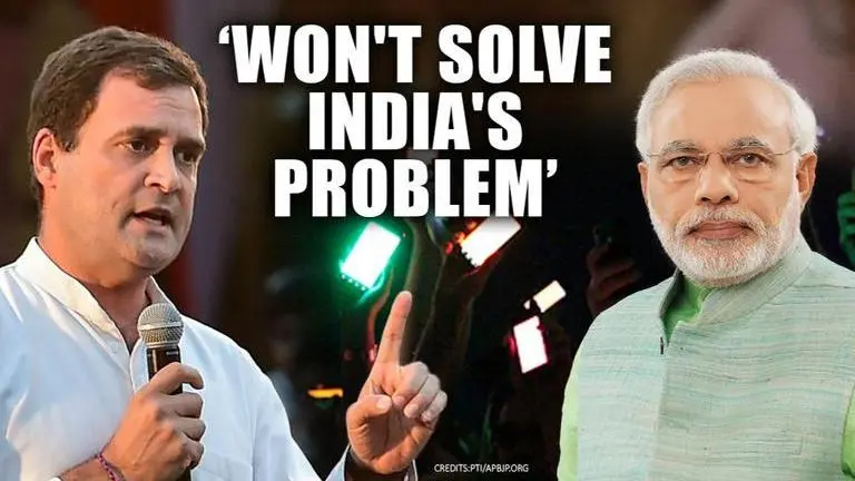 Rahul Gandhi politicizes PM Modi's 'light diyas for 9 mins' appeal: 'Won't solve problems' Rahul
