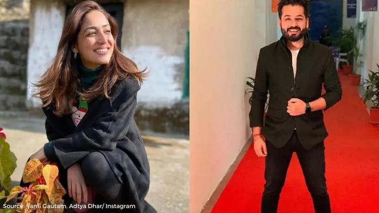 Yami Gautam shares adorable candids from her wedding ceremony; see pictures Yami Gautam and Aditya Dhar