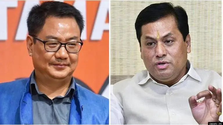 Cabinet reshuffle: Kiren Rijiju given Law Ministry; Sonowal new Ports & Shipping Minister cabinet reshuffle