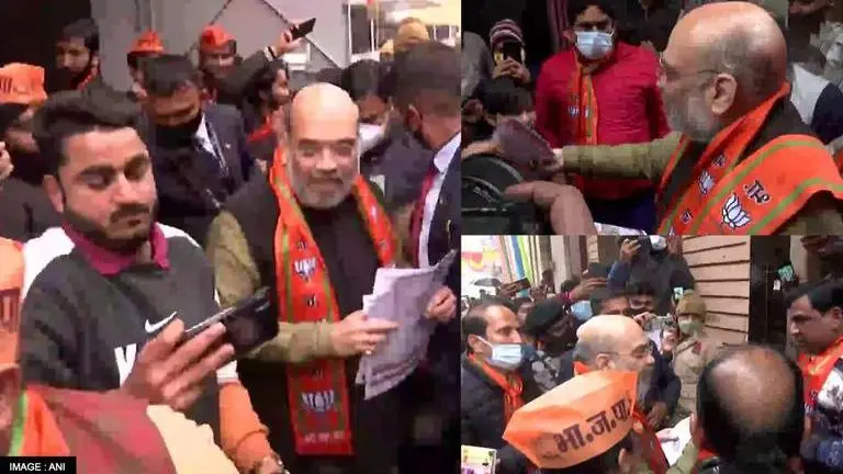 Amit Shah launches BJP's door-to-door campaign for UP elections at Kairana; 'We will win' Amit Shah