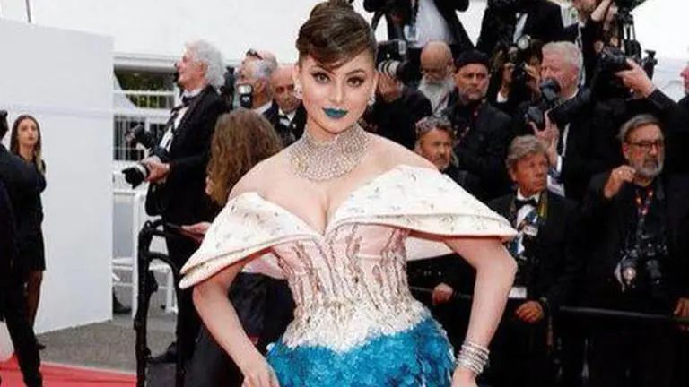 Urvashi Rautela walks Cannes red carpet in princess ball gown for Indiana Jones premiere Urvashi Rautela