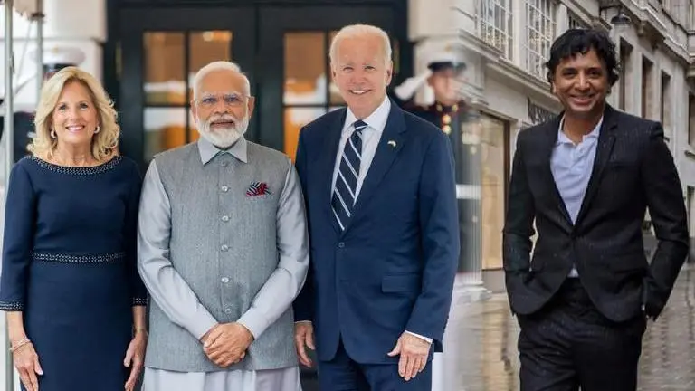 Director M Night Shyamalan, wife Bhavna attend PM Modi’s State Dinner at White House Director M Night Shyamalan