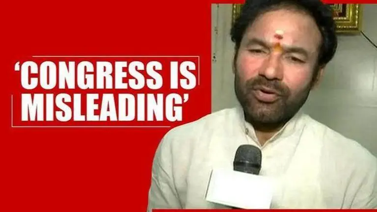 Cong trying to mislead & divide people on communal lines:G Kishan Reddy on anti-CAA stir BJP