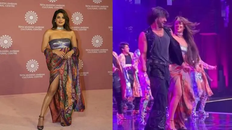 Priyanka Chopra, Ranveer Singh steal the show at NMACC with Gallan Goodiyan performance priyanka chopra