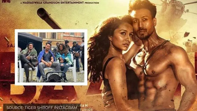 'Baaghi 3': BTS pics of Tiger Shroff with Shraddha Kapoor and Vijay Varma baaghi 3
