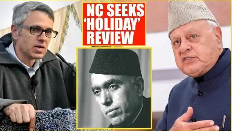 NC seeks review on J&K's new holiday list after govt drops Sheikh Abdullah's birth anniv NC