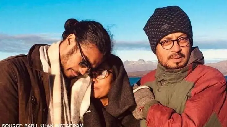 Irrfan Khan's son Babil Khan shares unseen picture of late actor Irrfan Khan