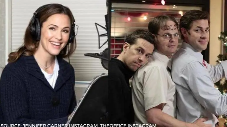 Jennifer Garner cries in slo-mo as she finishes watching 'The Office'; See video here jennifer garner