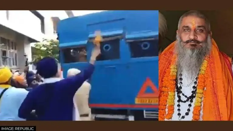 Sudhir Suri murder accused glorified outside Punjab Court; Oppn asks 'What's happening?' Sudhir Suri murder