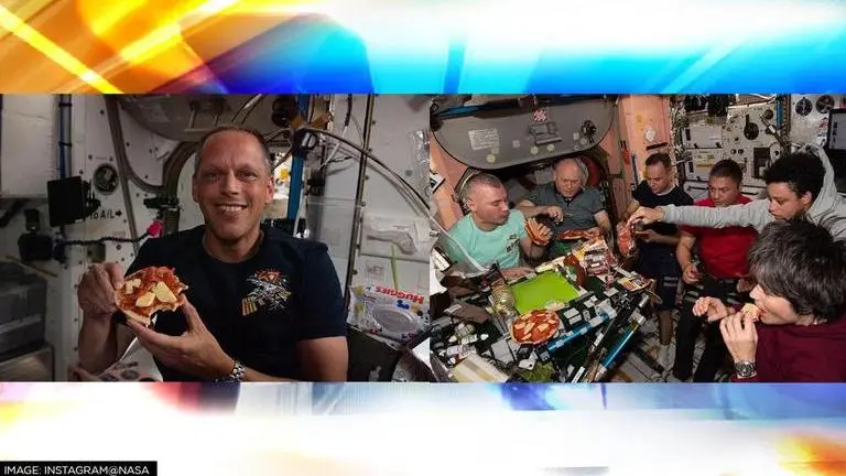 NASA shares 'scenes from orbital restaurant’, shows astronauts enjoying pizza aboard ISS NASA