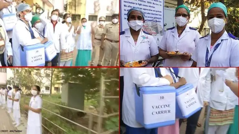 At Mumbai hospital, health workers cheer as vaccines arrive