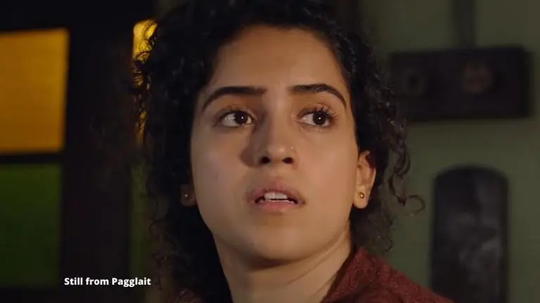 'Pagglait' Review: Fans are all here for Sanya Malhotra's 'Pagglait'; read reactions here In frame: Sanya Malhotra, Source: Pagglait Screengrab